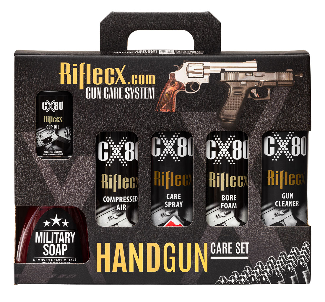 RifleCX Handgun Care Set – Kurzwaffen-Pflegeset